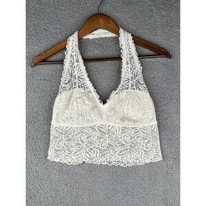 Aerie Lace Bralette sz large cream color